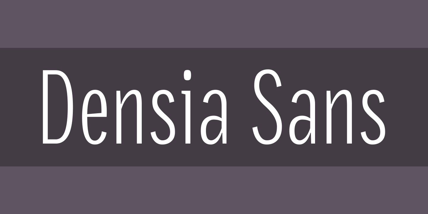 Пример шрифта Densia Sans Regular